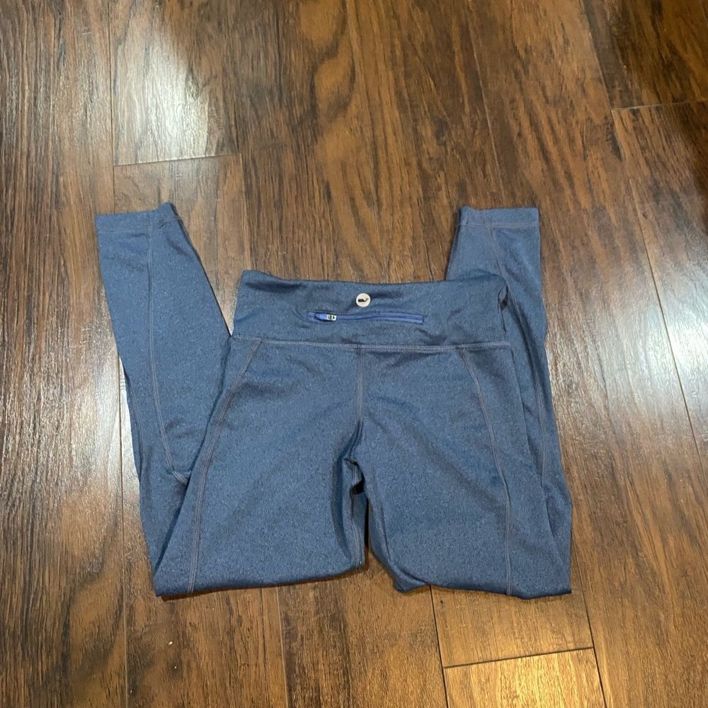 Vineyard Vines Blue performance Leggings XS - Picture 2 of 4